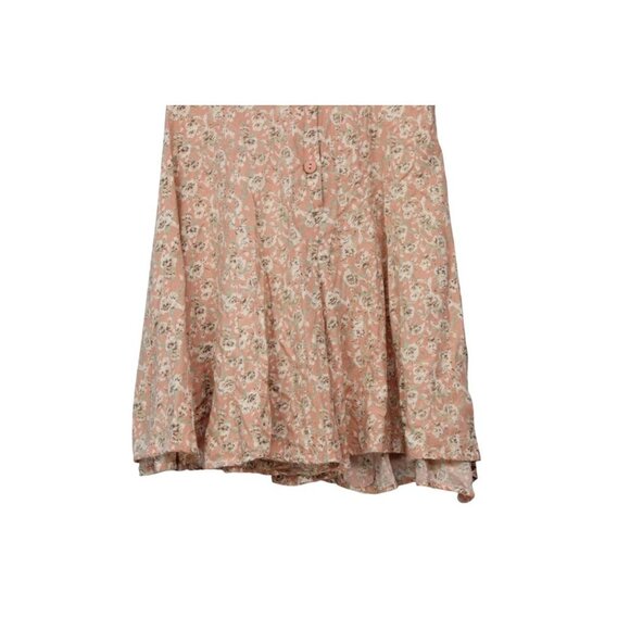 Vintage 90s Romper Size Small Pink Floral Feminine Cottagecore Dainty Prairie - Picture 4 of 12